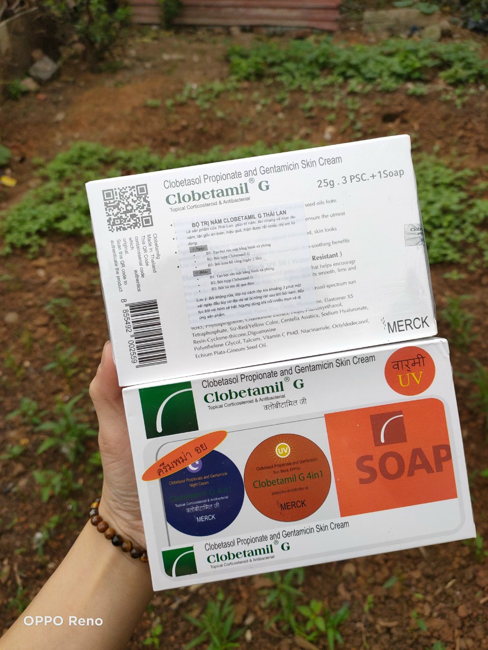 Mẫu cao cấp bộ clobetamil g nám, tàn nhang