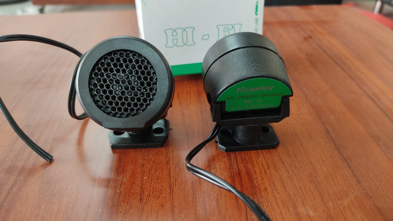 Loa siêu treble mini tròn - giá 2 loa - Loa treble cao cấp - loa treble rời xịn