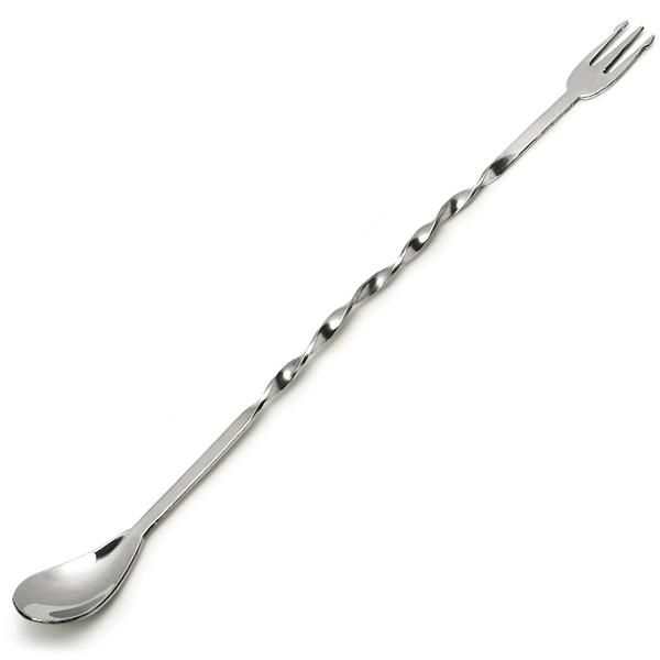 Thìa barpoons 2 đầu inox - muỗng khuấy 2 đầu - loại nhỏ 26cm