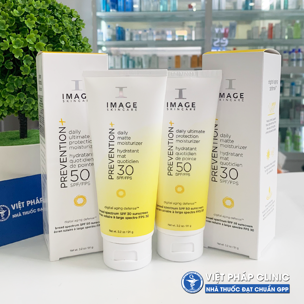 Kem chống nắng image spf 32 spf 50 - image skincare prevention daily matte