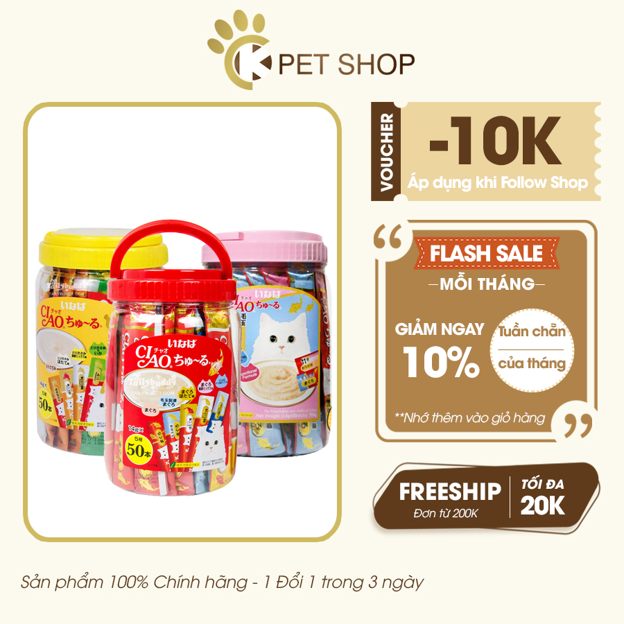 Súp thưởng Ciao Churu cho Mèo -