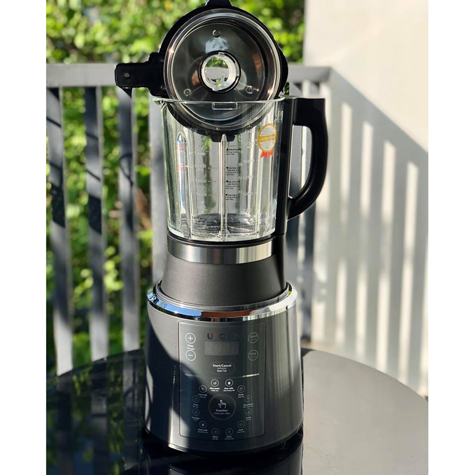 Siêu Máy làm sữa hạt UKOEO PR5 PLUS Nắp INOX 304 tiếng Việt Bảo hành 12 Tháng
