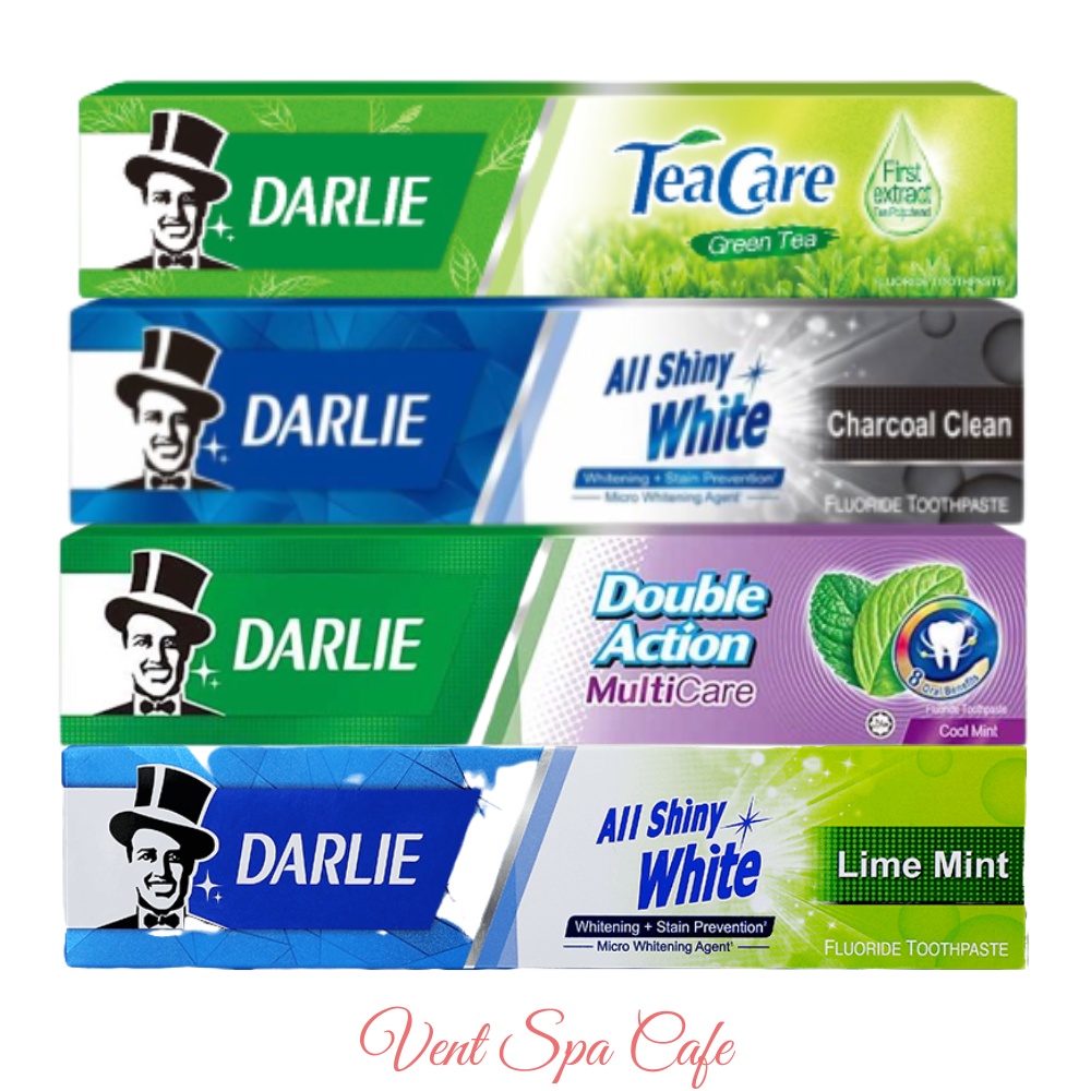 Toothpaste he West help teeth white light Darlie charcoal lime mint multi