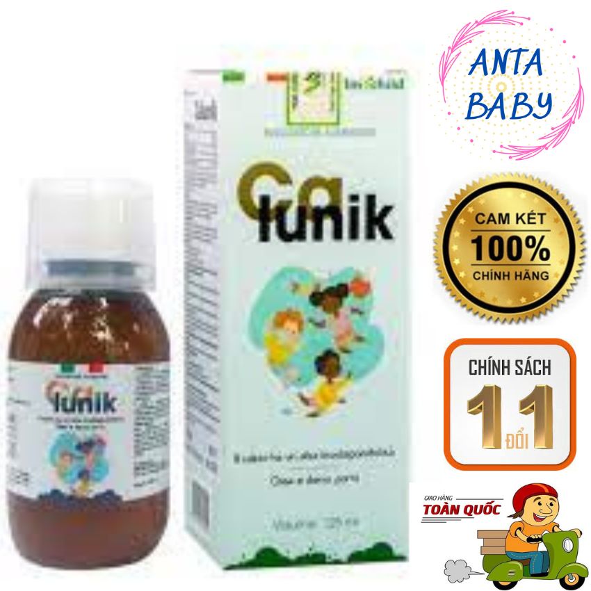 Canxi calunik imochild 125ml bổ sung canxi cho bé cao lớn.