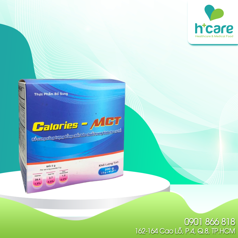 Thực phẩm bổ sung Vifood Calories MCT 200g- giải pháp bổ sung năng lượng cao