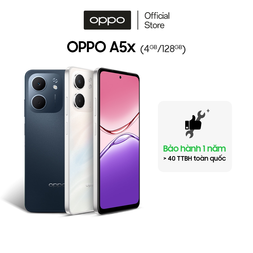 Điện thoại OPPO A5x 4GB/128GB - Hàng chính hãng