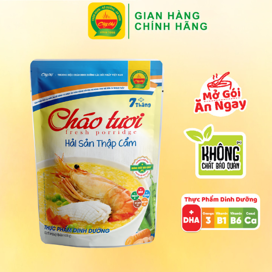 Cháo tươi Cây Thị - Hải Sản thập cẩm (Mở gói ăn ngay) 240g