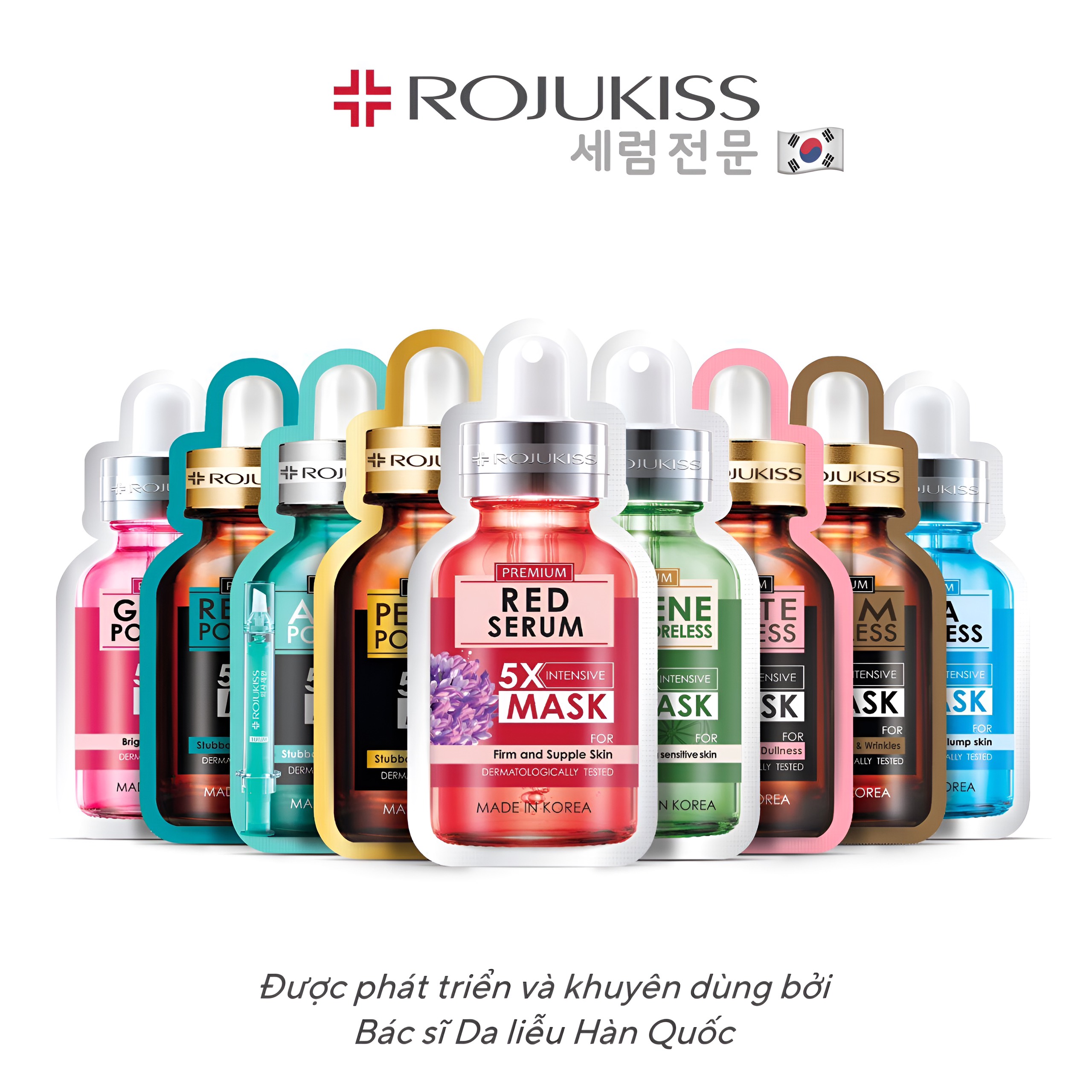 Mặt nạ rojukiss dưỡng da 5x hàn quốc 25ml