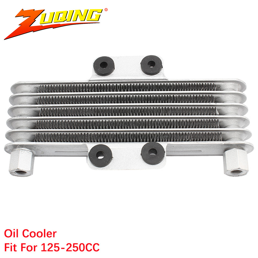 Bộ làm mát dầu xe máy năm lớp đa năng phù hợp cho 125-250CC Bộ tản nhiệt làm mát động cơ Mile Master