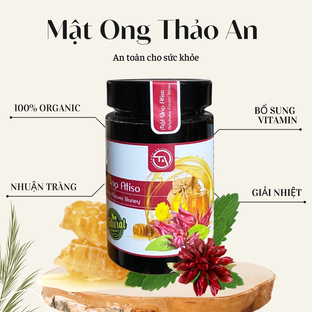 Mật Ong Atiso Đỏ- Mật ong Trà Hoa- Mật Ong Trà Hoa Thảo An Farm