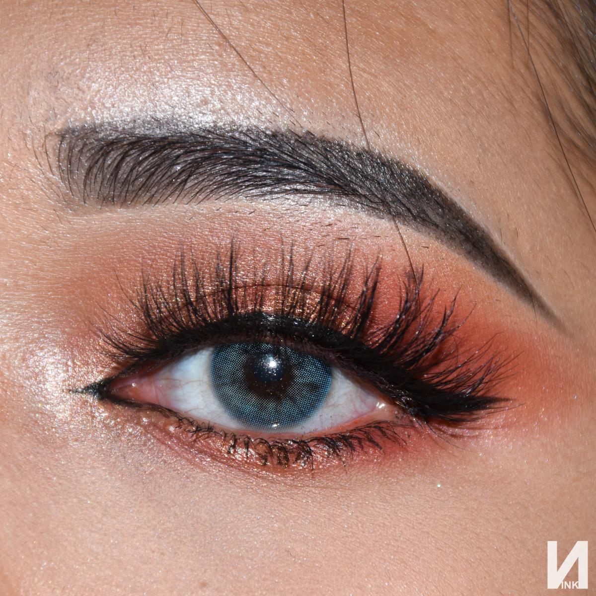 [HCM]lens - kính áp trồng xanh tây sử dụng 1 năm tặng kèm khây đựng