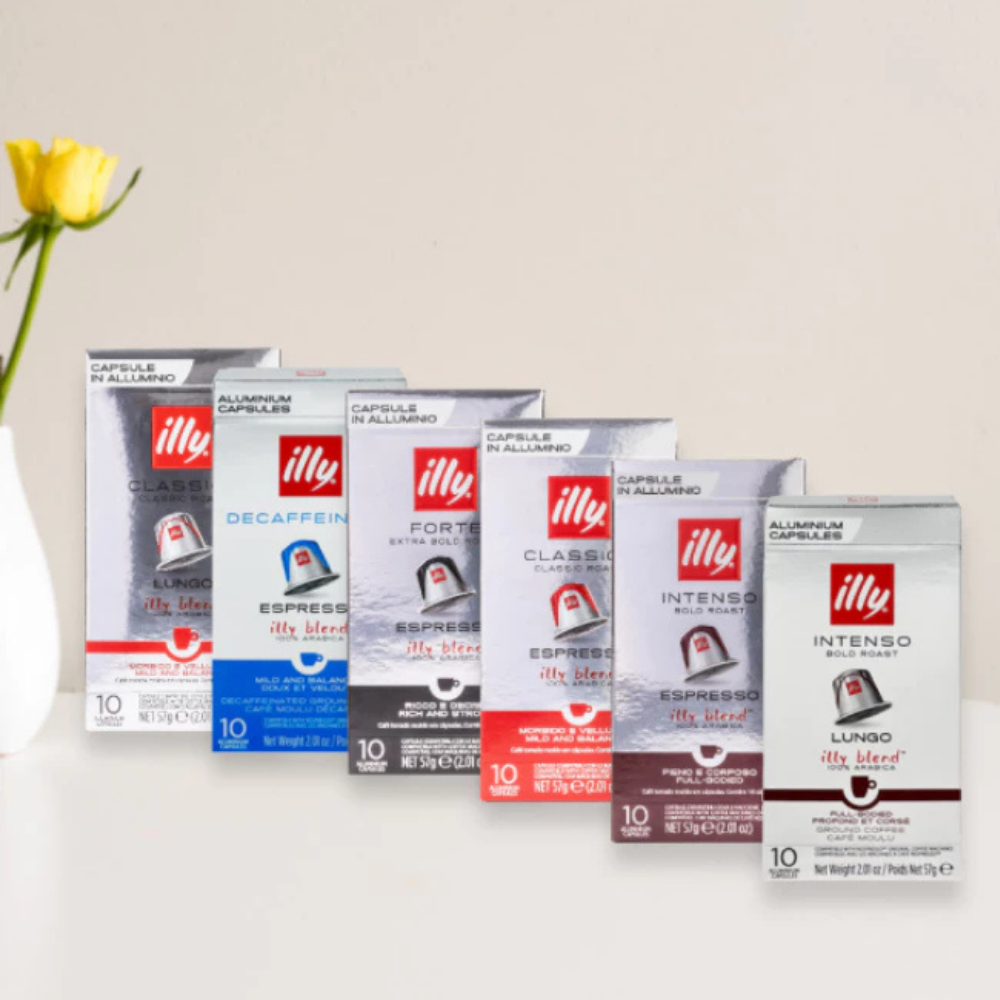 Viên nén cà phê ILLY Nespresso đủ 6 vị starbucks