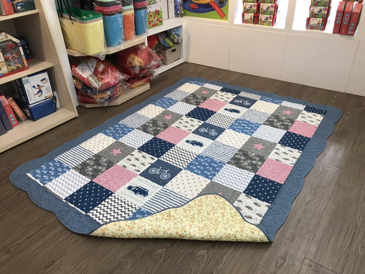 THẢM TRẢI SÀN COTTON HÀN QUỐC 160x210cm