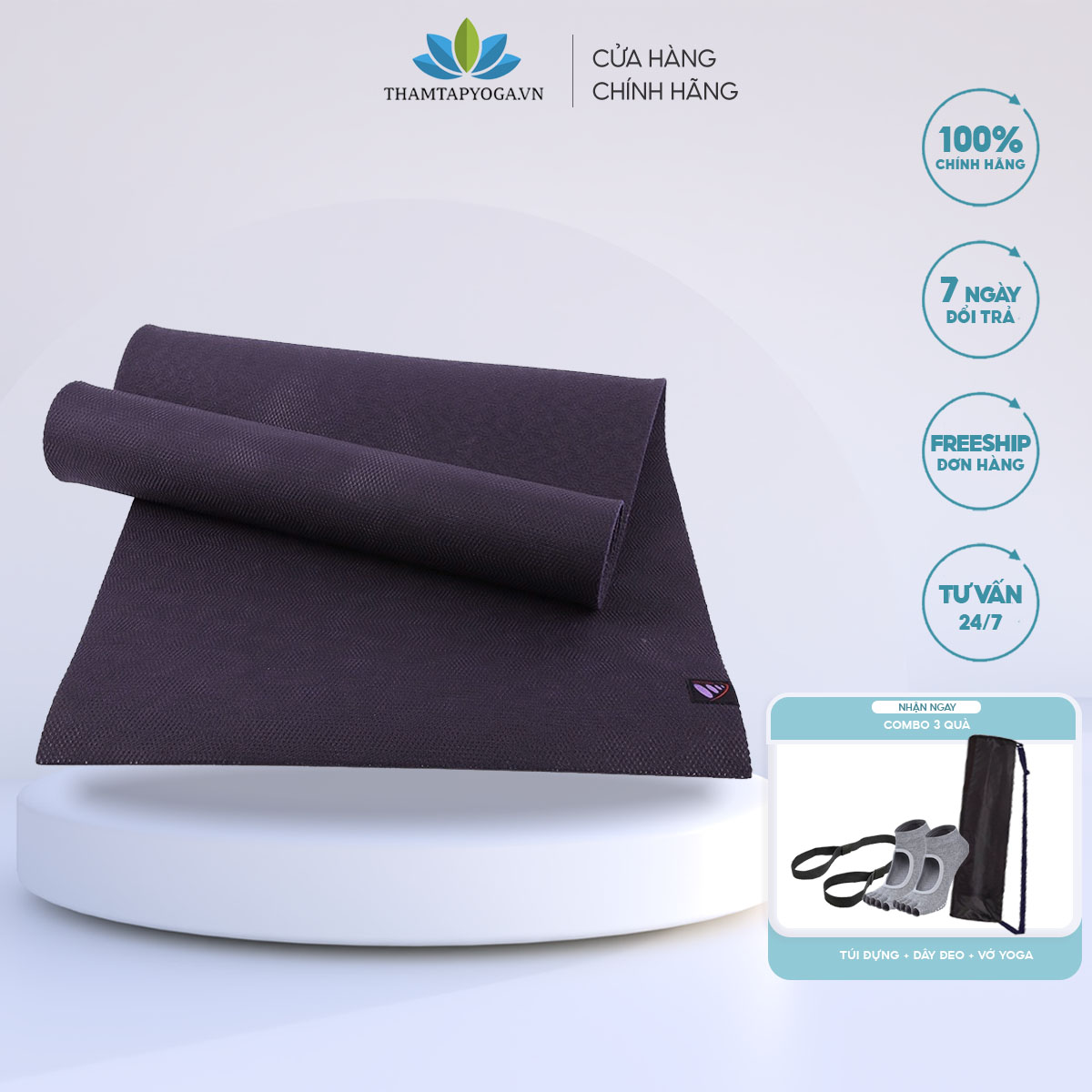 Thảm yoga cao cấp Pro-Care 5mm - Màu sắc trẻ trung, siêu bám, siêu bền