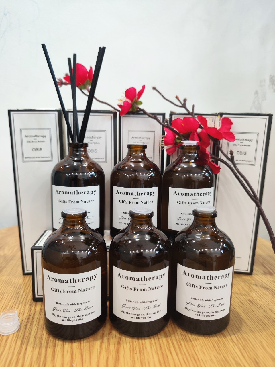 Hcm-tinh dầu thơm thiên nhiên 50ml, tinh dầu thơm phòng que gỗ tự khuếch tán