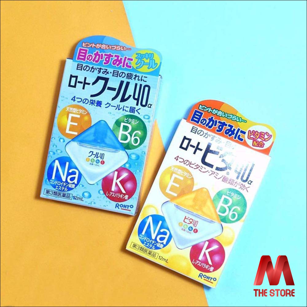 Nước nhỏ mắt rohto vita nhật bản 12ml -nước nhỏ mắt rohto vita 40 nhật bản 12ml