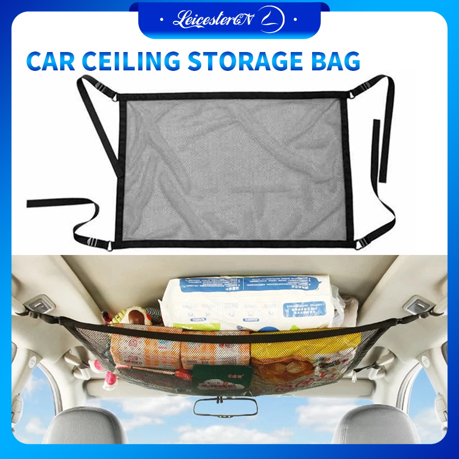 LST Túi Đựng Đồ Trần Xe Hơi Tiện Dụng Lưới Sắp Xếp Nội Thất Ô Tô Túi Lưới Đựng Đồ Trần Xe Hơi Túi Sắp Xếp Hàng Hóa Ô Tô Túi Phụ Kiện Nội Thất