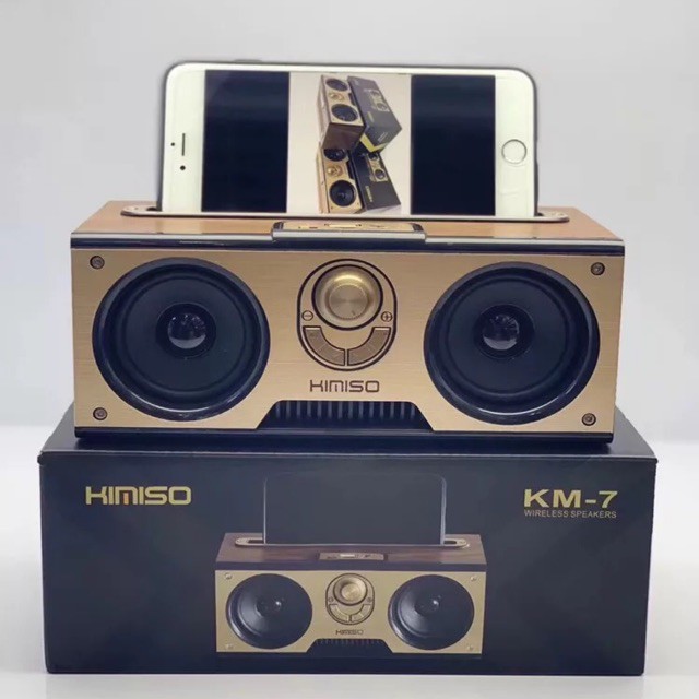[HCM][ SALE HUỶ DIỆT ] Loa Di Động Kimiso Km-7 Sử Dụng Kết Nối Không Dây Bluetooth 4.0 Hỗ Trợ Jack 3.5mm Cắm Các Thiết Bị Nghe Nhạc Hoặc Máy Tính Sách Tay Hoặc Để Bàn Âm Thanh Sống Động Nhỏ Gọn. Nhiều Màu Sắc Kiểu Dáng Bắt Mắt.