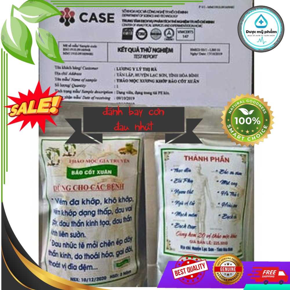 Thảo mộc gia truyền bảo cốt xuân . hỗ trợ giảm đau nhứt xương khớp, thoái hóa khớp,đau lưng mỏi gối.
