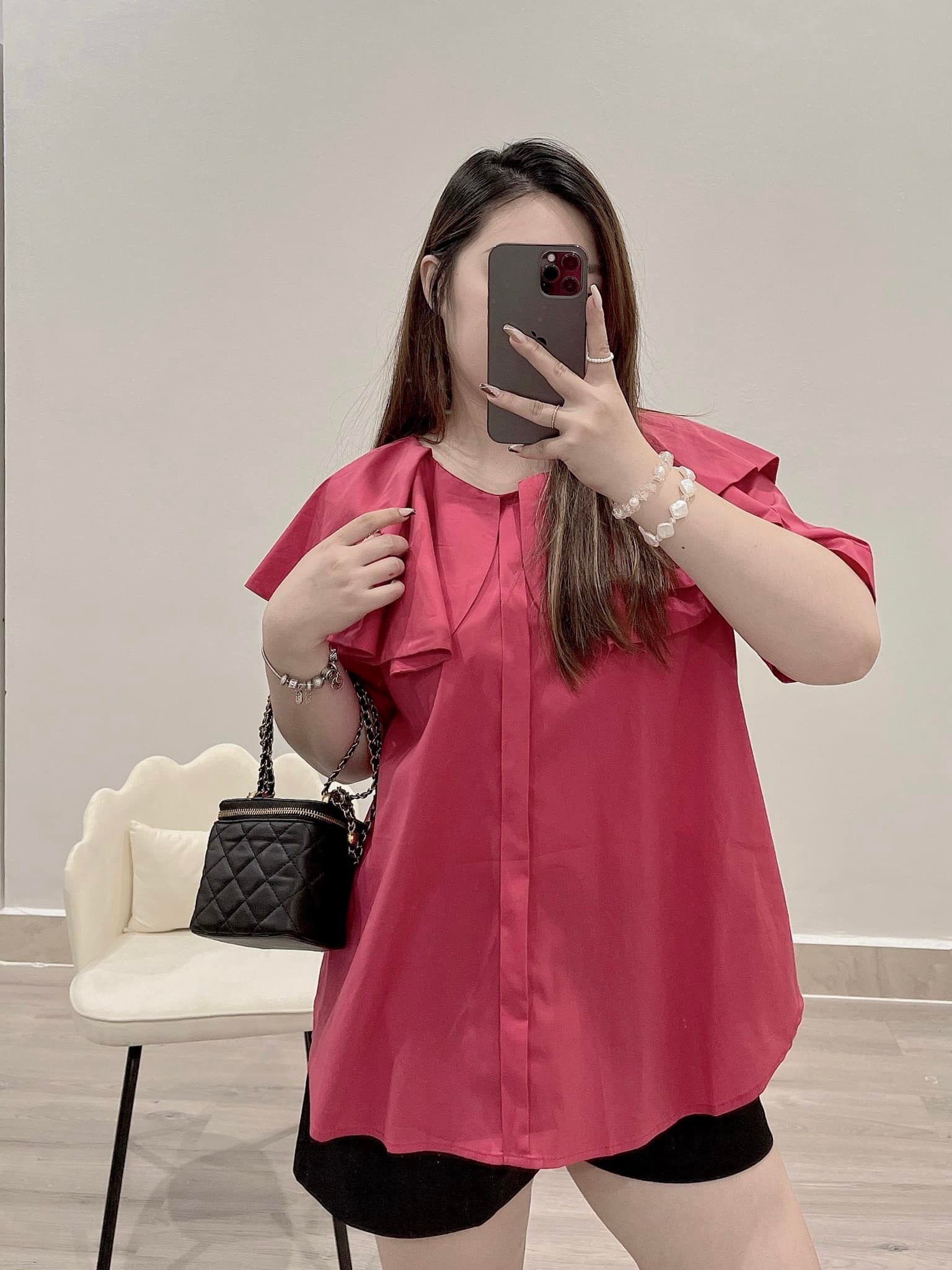 Sơ mi cổ bèo bigsize - a18 -