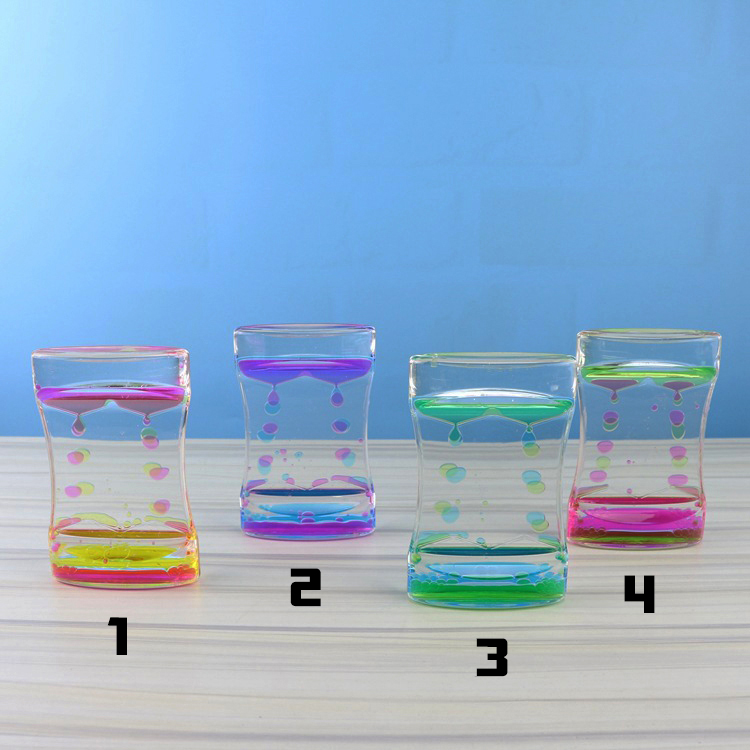 Đồng Hồ Cát Dạng Nước - Đồng Hồ Cát Dạng Chất Lỏng Dung Dịch Nhiều Màu Để Bàn (dong ho cat dang nuoc - dong ho cat dang chat long dung dich nhieu mau de ban)