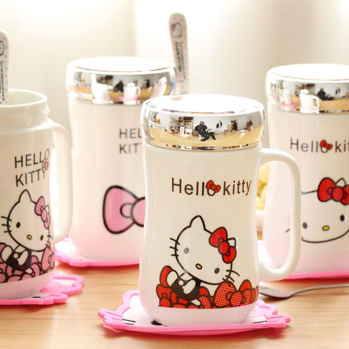 Cốc uống nước hello kitty mặt gương soi - Ly sứ nắp gương giữ nhiệt siêu tốt - GIA DỤNG VIỆT NAMCốc uống nước hello kitty mặt gương soi - Ly sứ nắp gương giữ nhiệt siêu tốt - GIA DỤNG VIỆT NAMCốc uống nước hello kitty