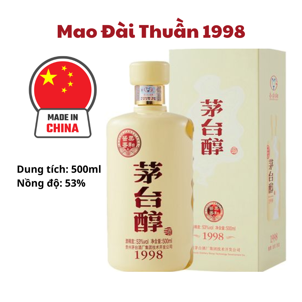 Mao Đài Thuần 1998 500ml - Moutai Chun 1998