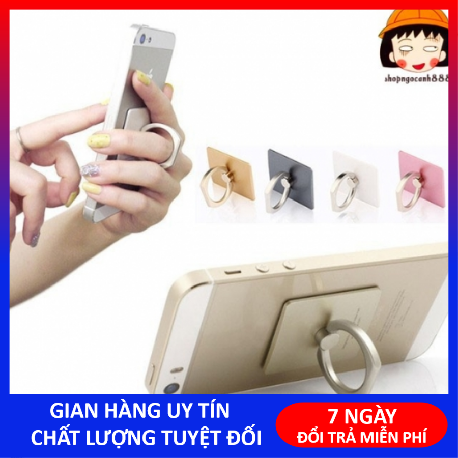 Giá đỡ điện thoại hình nhẫn vuông - Trơn IRING