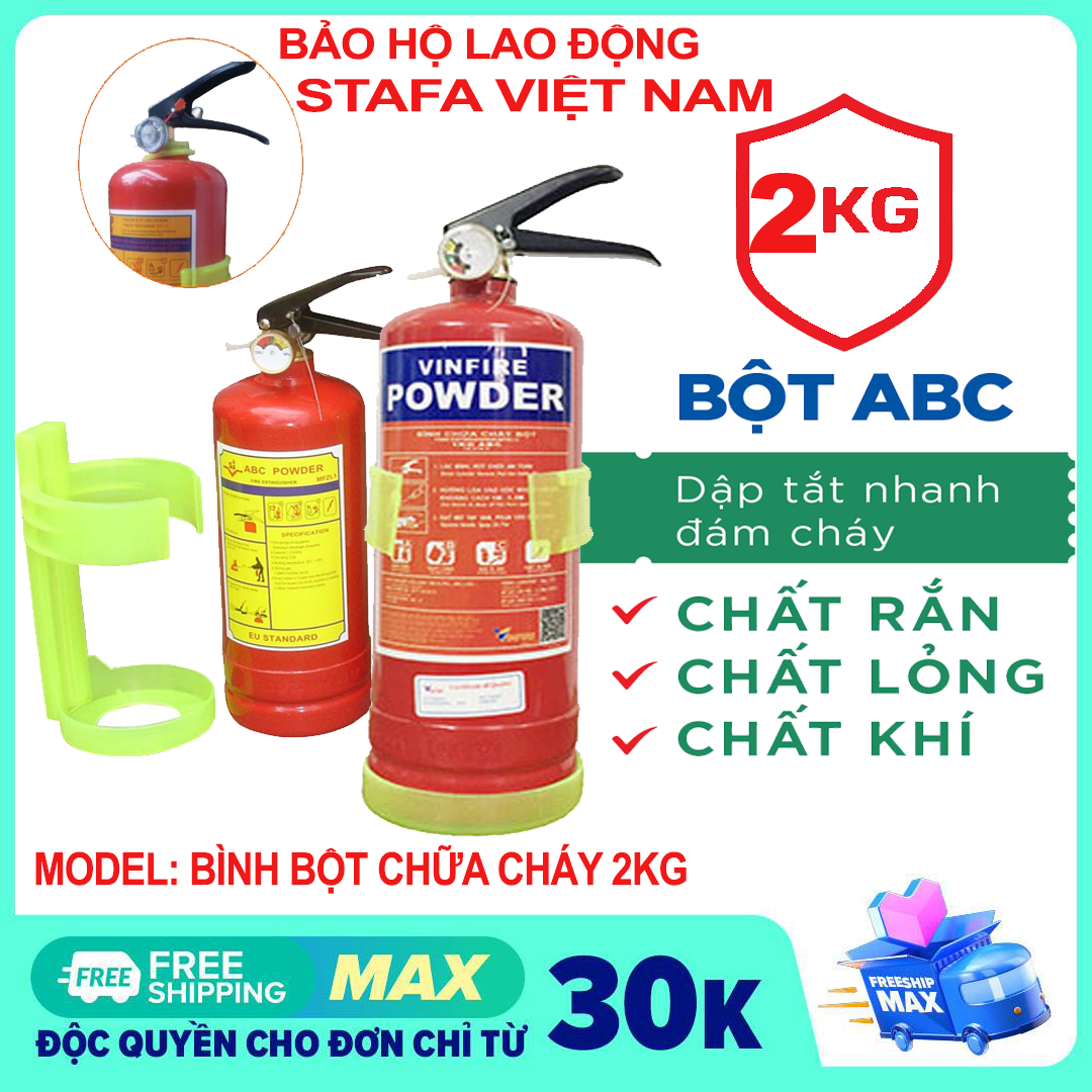 - bình chữa cháy bột 2kg - bình cứu hỏa mfzl2 abc 2kg - bột abc đa năng