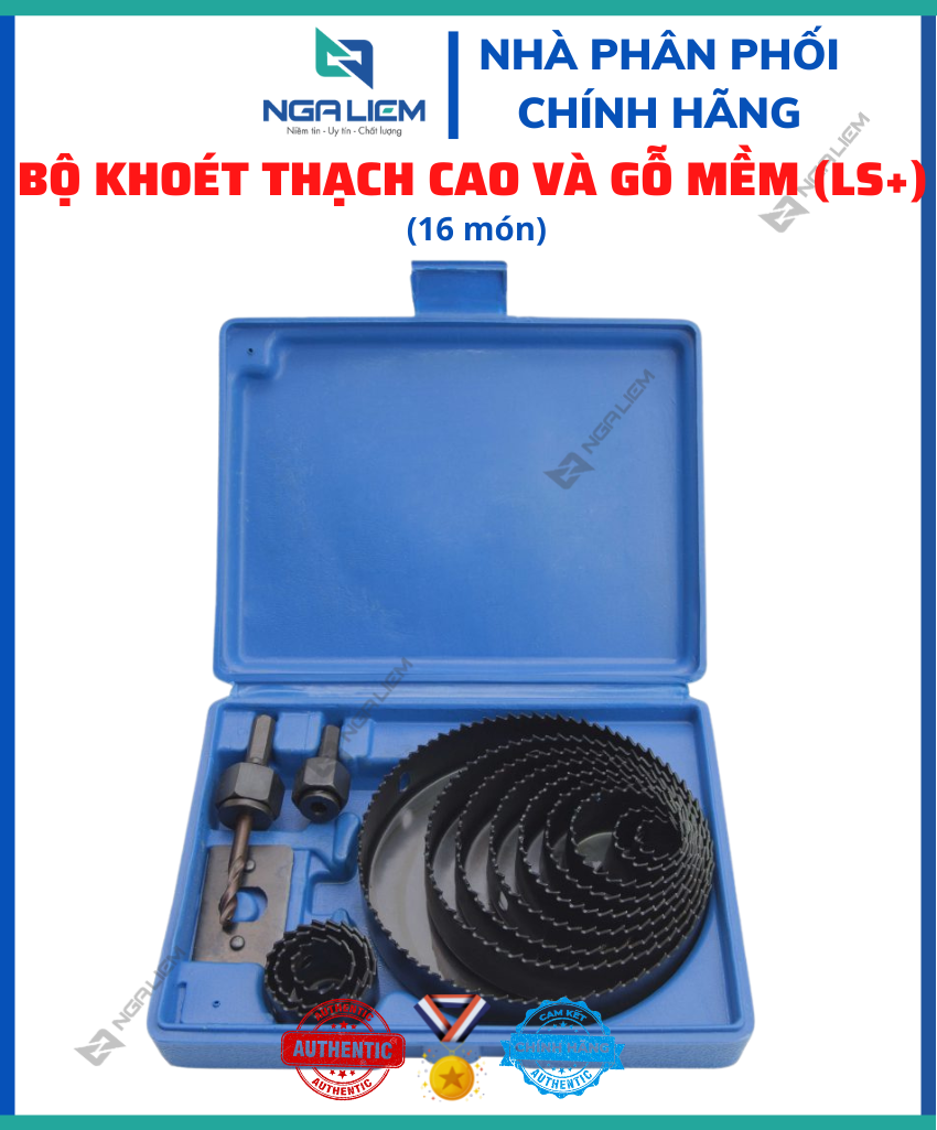 Bộ khoét thạch cao và gỗ mềm 16 cái
