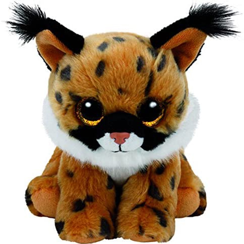 【CC】 Ty Beanie Boos Plush Toy Lynx Animal Doll