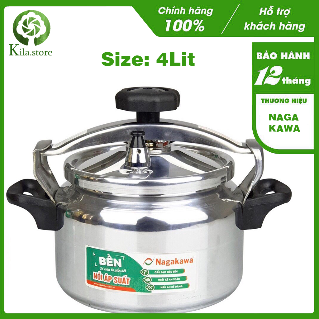 Nồi áp suất đun ga dung tích 5l nagakawa nag1451