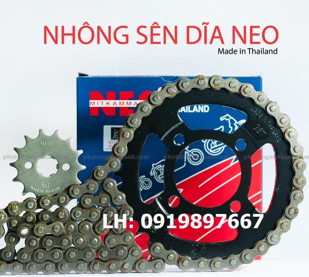 Bộ nhông xích dream / wave 100 / wave110 / future neo/ sirius / rsx / jupiter