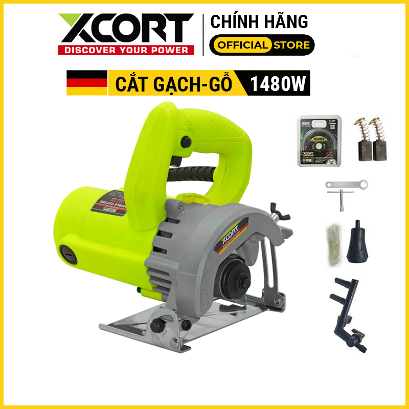 Máy cắt gạch - máy cắt cầm tay 1480w xcort chuyên cắt gạch,cắt gỗ