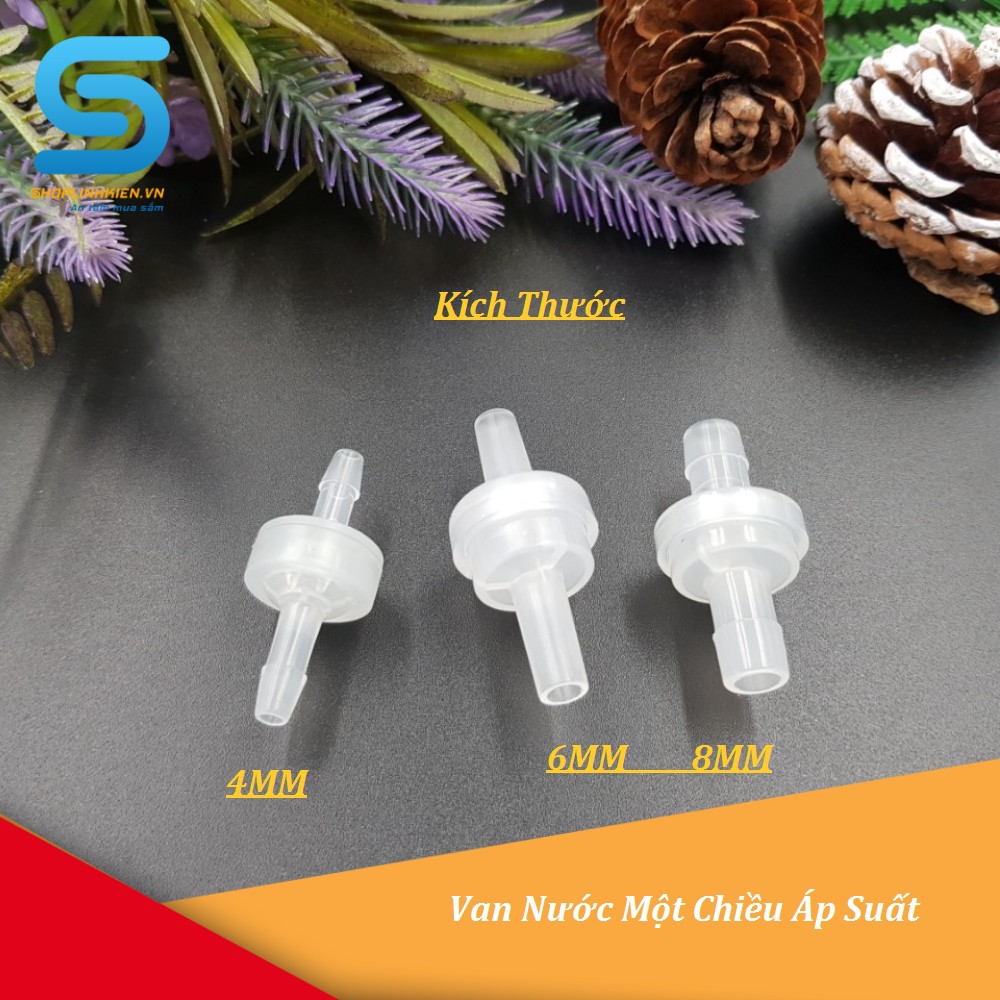 Van Nước 1 Chiều 8MM V1C-8T01 (Có Áp Suất)