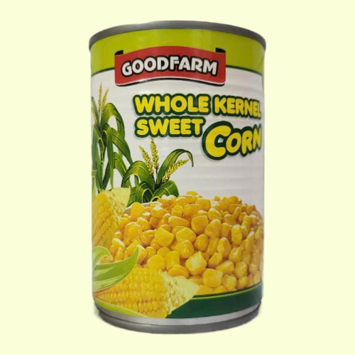 GOODFARM + Lon 425g + BẮP NGỌT NGUYÊN HẠT THÁI LAN Whole Kernel Sweet Corn (HALAL)