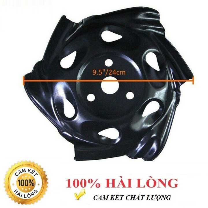 Lưỡi Xới Cỏ Sát Gốc Hợp Kim Lắp Cho máy Cắt Cỏ Cầm Tay