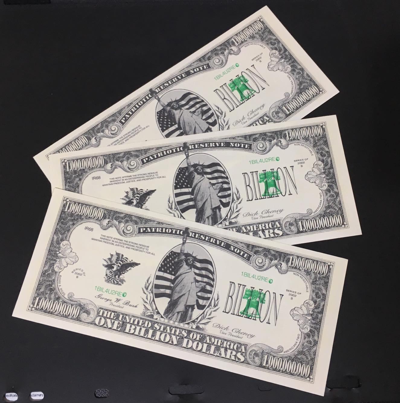 Tiền Kỷ Niệm 1 Tỷ Dola Mỹ