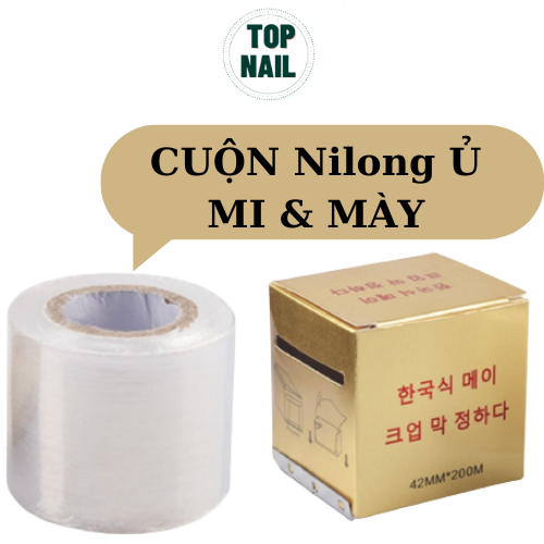 Cuộn ni long ủ mi HÀN QUỐC , Cuộn màng bọc nilon ủ tê môi mày mí mắt phun xăm thẩm mỹ