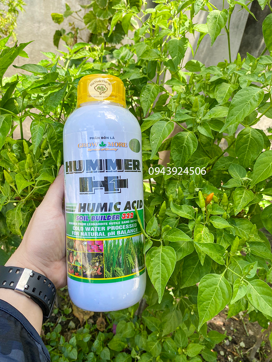 Humic acid 322 phân bón lá growmore hummer h1 - loại 1 lít