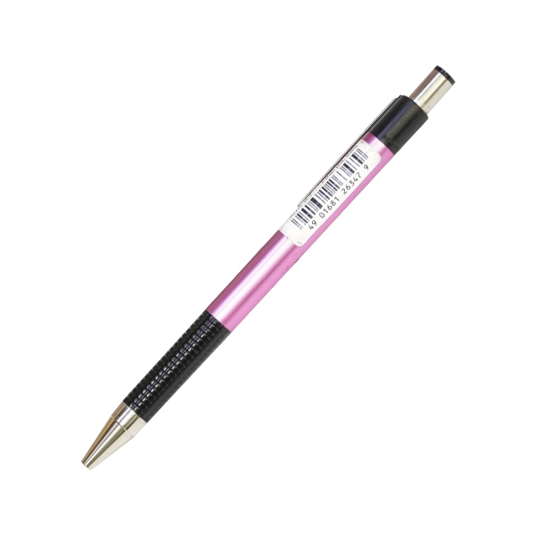 Bút Bi Bấm Zebra F301A - Màu Hồng