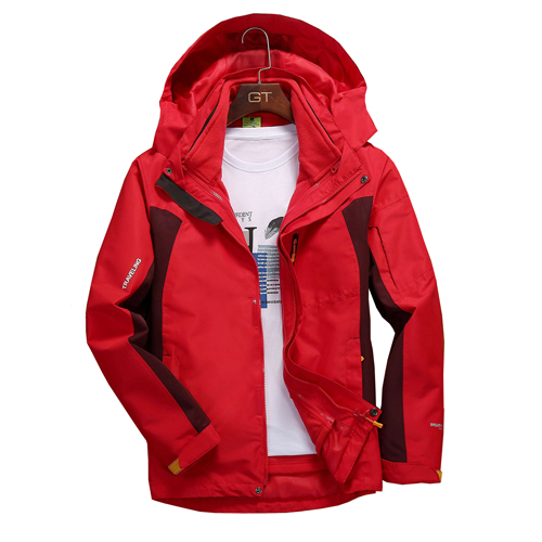 Áo khoác nam 3 lớp chống thấm nước 2020 lót nỉ có thể tách rời thành 2 áo riêng biệt