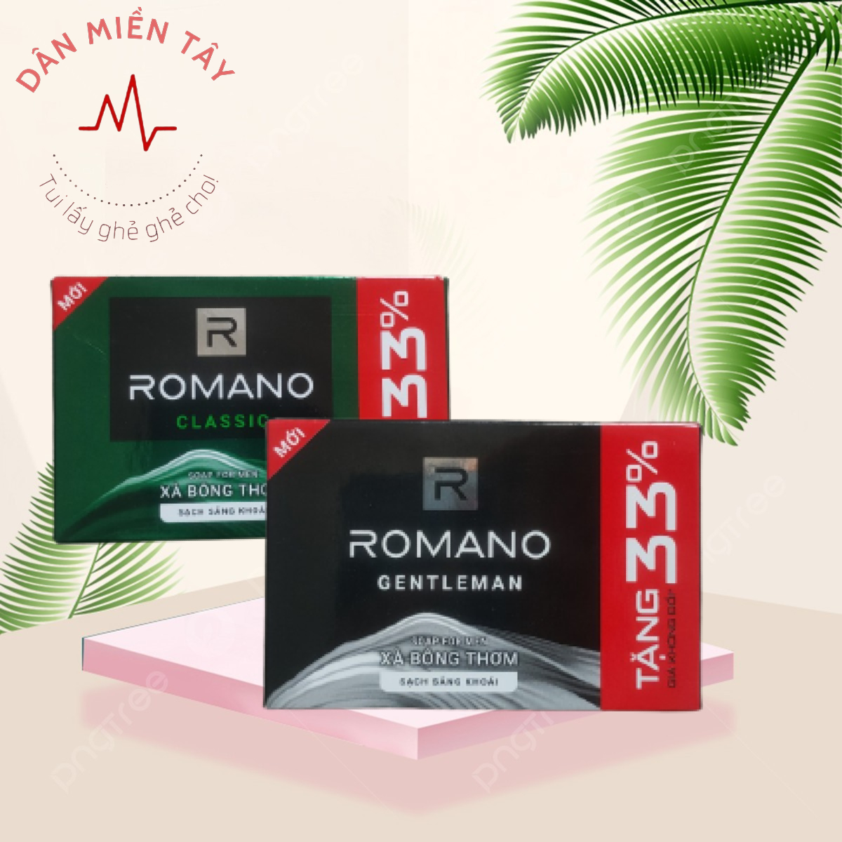 Xà bông cục Romano 120g