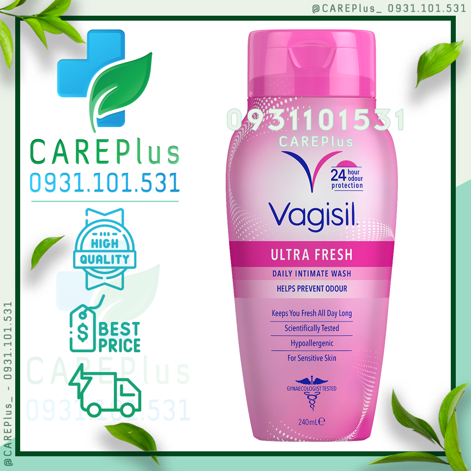 240ml - Dung dịch vệ sinh Vagisil Intimate Wash Ultra Fresh