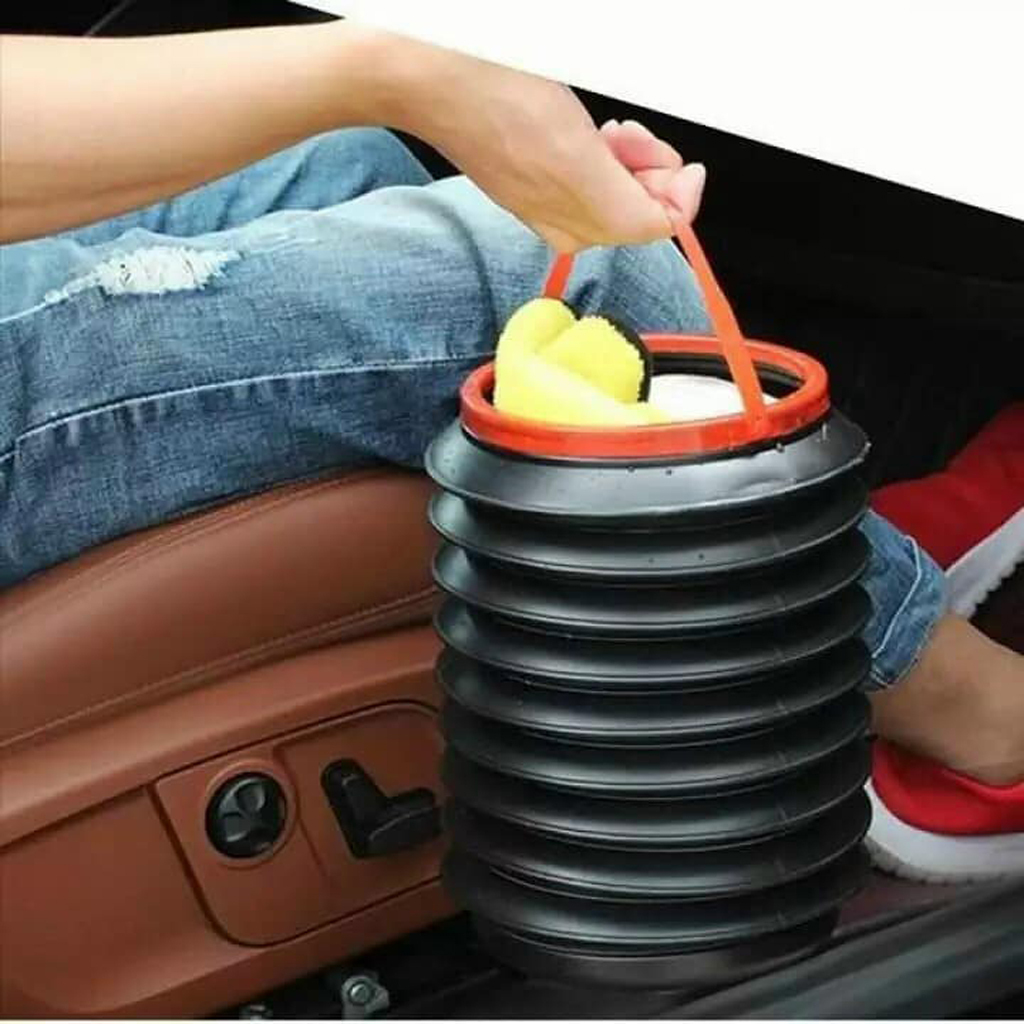 Thùng rác đa năng, thùng rác gấp gọn trên Ô Tô dung Ttích 4L tiện lợi