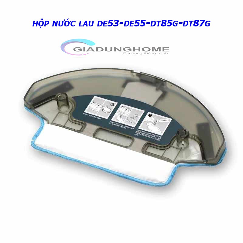 Đế gắn khăn lau robot hút bụi ecovacs de53,de55, dt85g, dt87g chính hãng