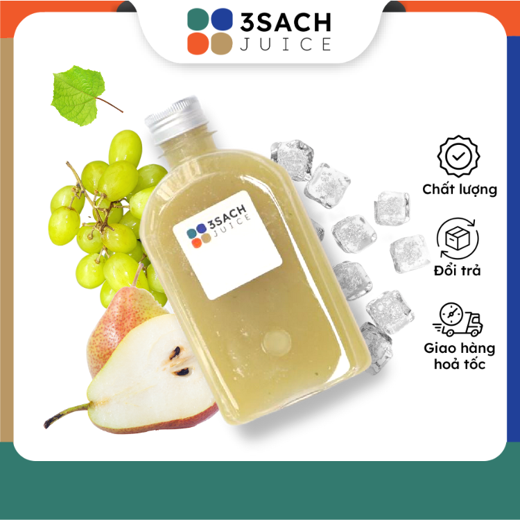 [Chỉ Giao HCM] Nước Ép Lê Mix Nho Nguyên Chất 3S (Chai 250ML)
