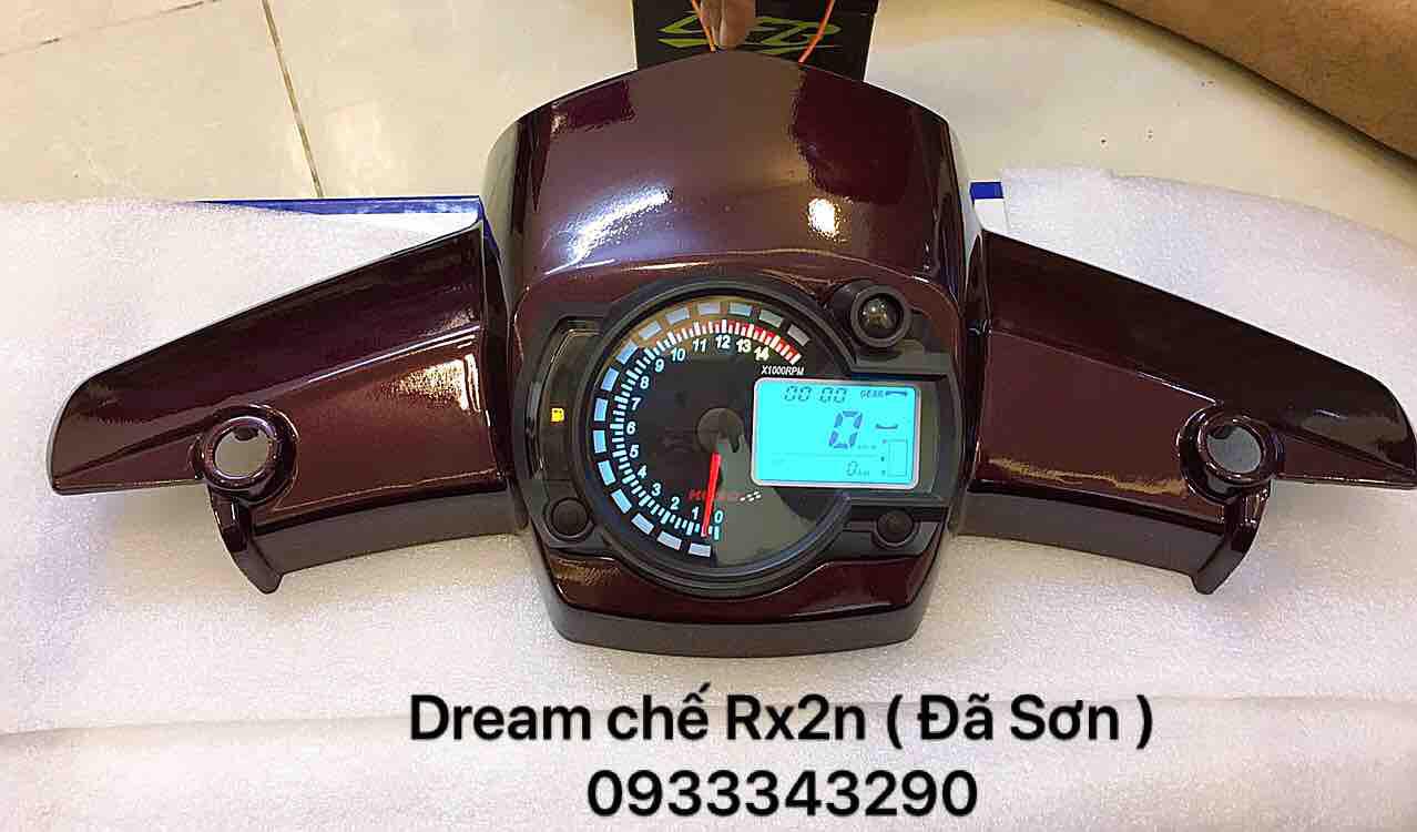 Bộ Bợ Cổ Dream Chế Đồng Hồ KoSo RX2N ( Đã Sơn Màu Theo Yêu Cầu Của Khách )