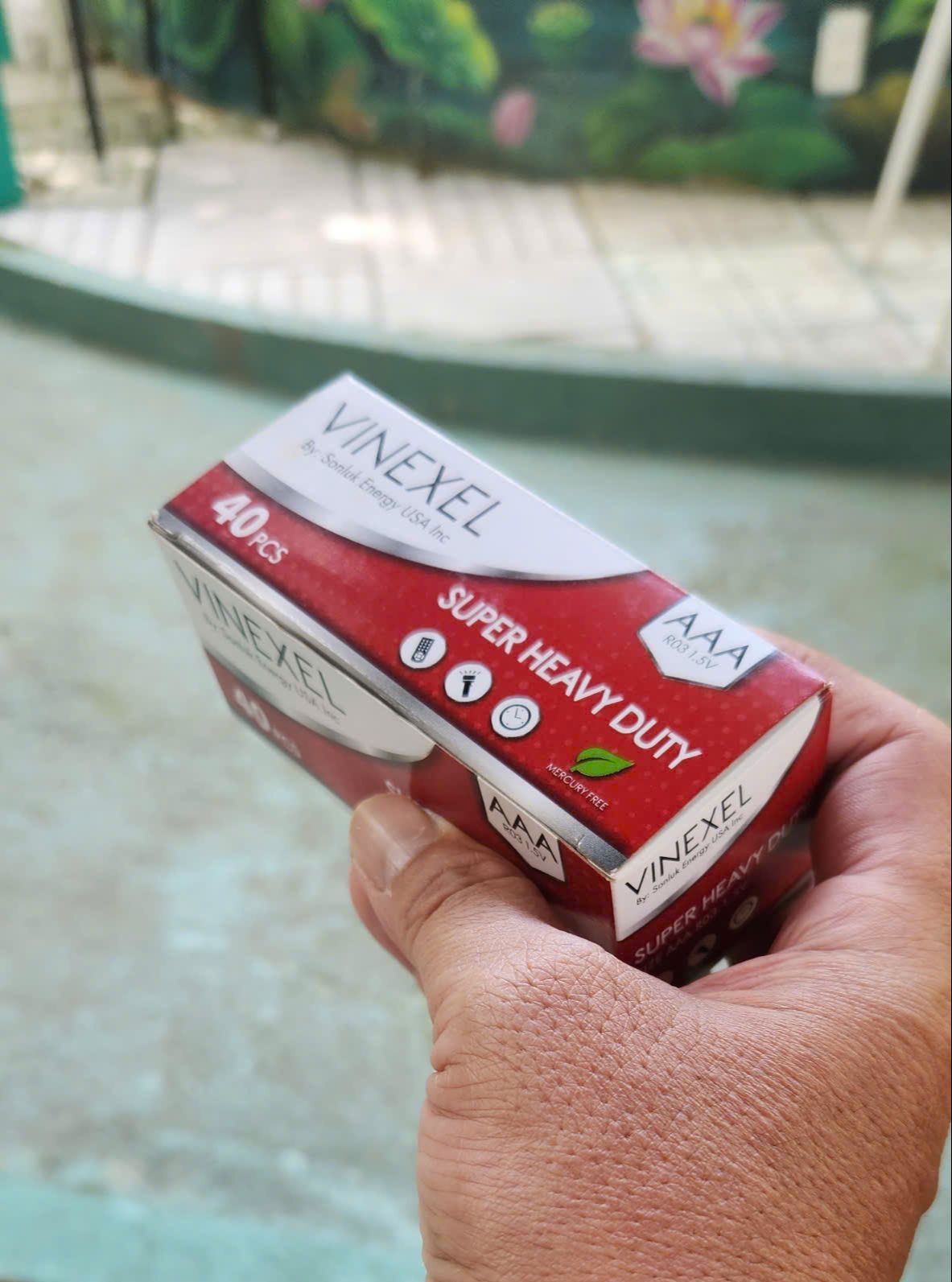 Hộp 40 viên pin đũa AAA VINEXEL Super Heavy Duty R03 1.5V hàng chính hãng