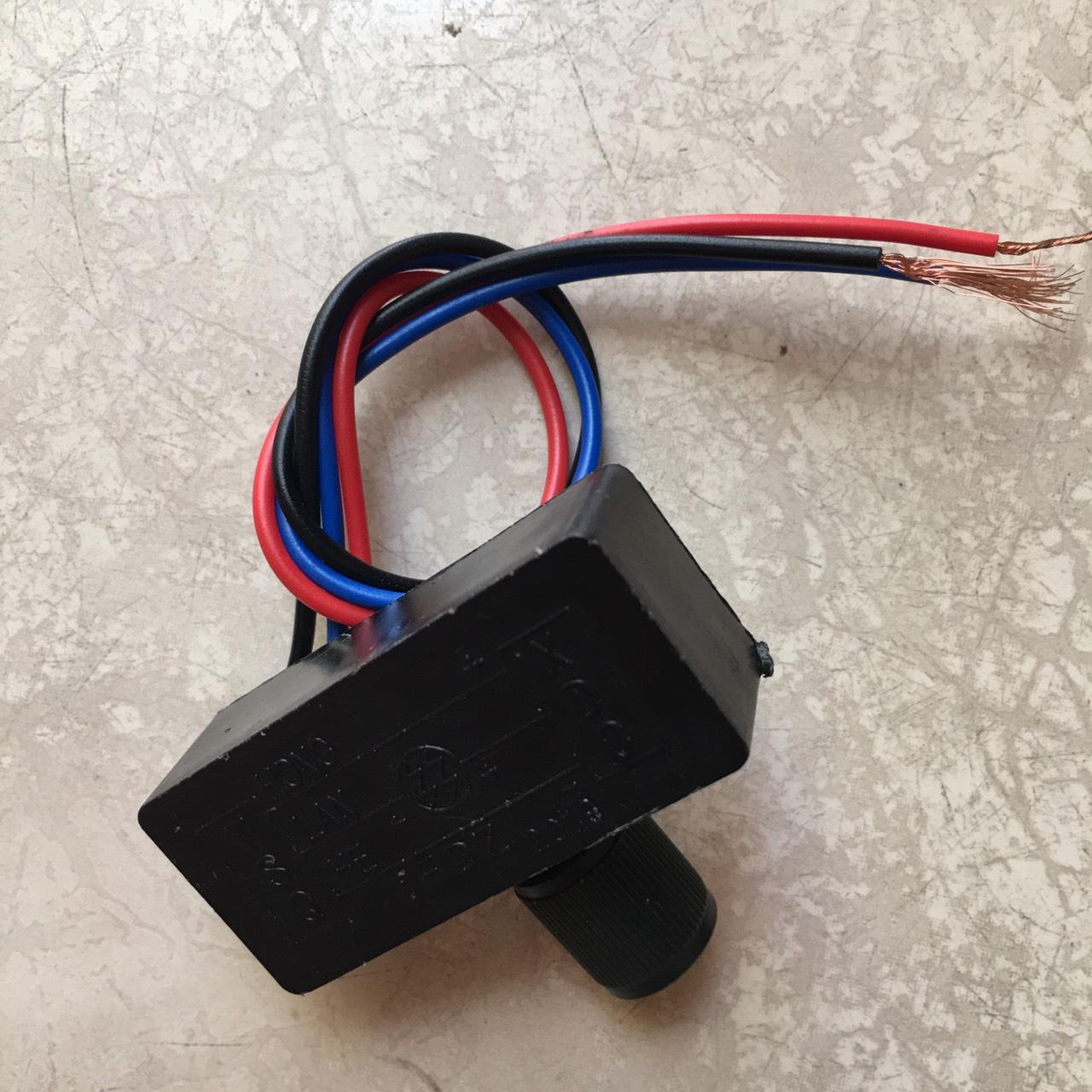 Bộ điều chỉnh tốc độ máy bơm mini - đèn 12v - Chiết áp điều tốc 12v